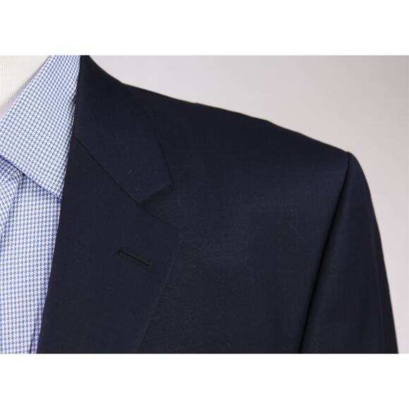 Lauren Ralph Lauren Mens Navy Blue Gold Button Wool Blazer Jacket 44L - Picture 4 of 8